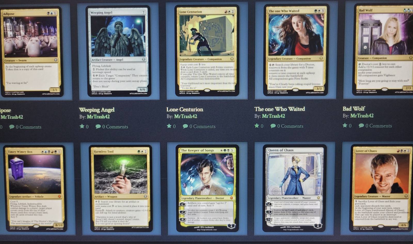  Doctor Who Llega A Magic The Gathering No Somos o os