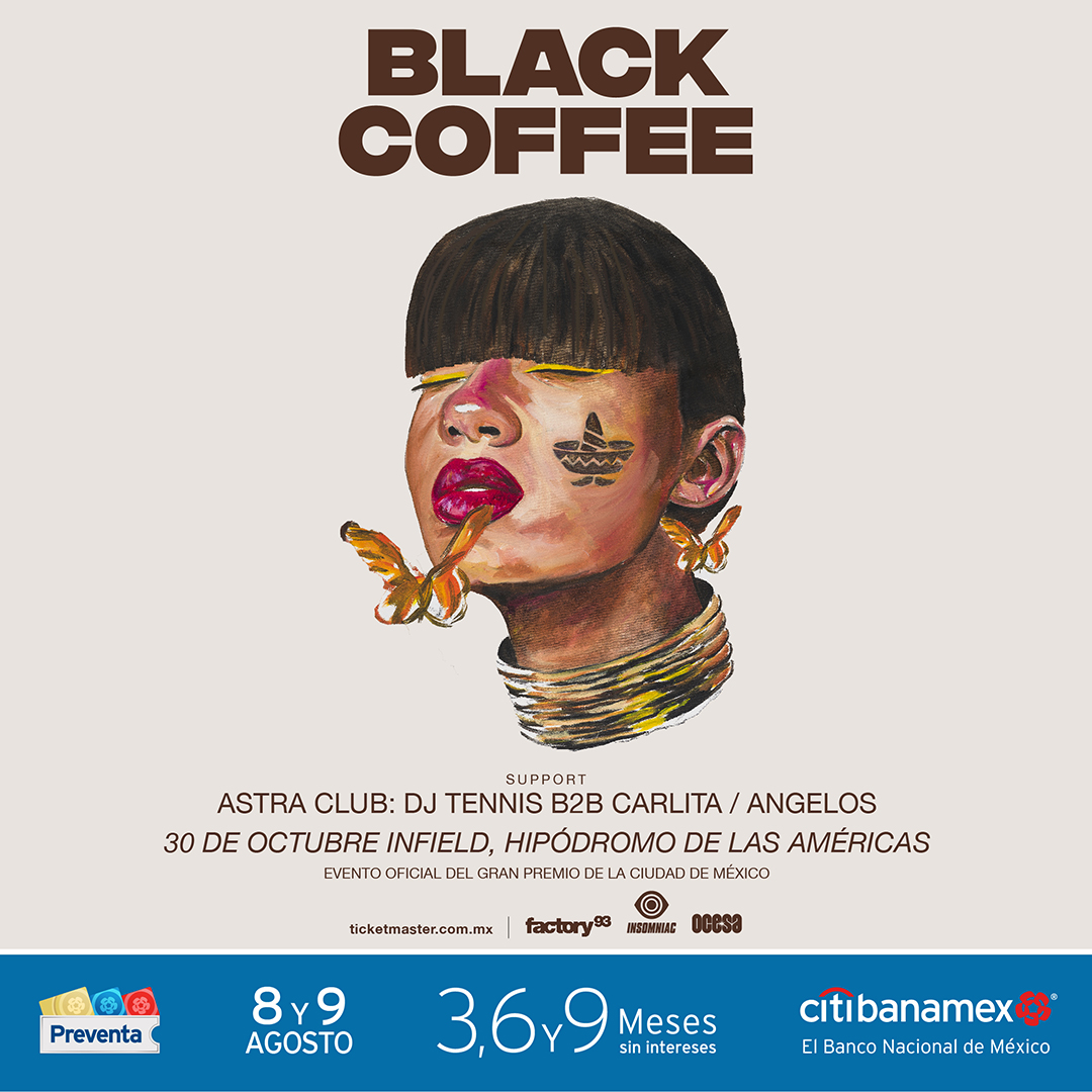 ¡Black Coffee ambientará el Gran premio de México de F1! 1