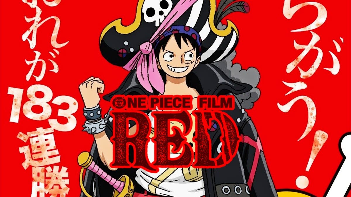 One Piece Film Red desplaza a Evangelion: 3.0+1.0 como la décima película de anime más recaudadora de todos los tiempos en Japón