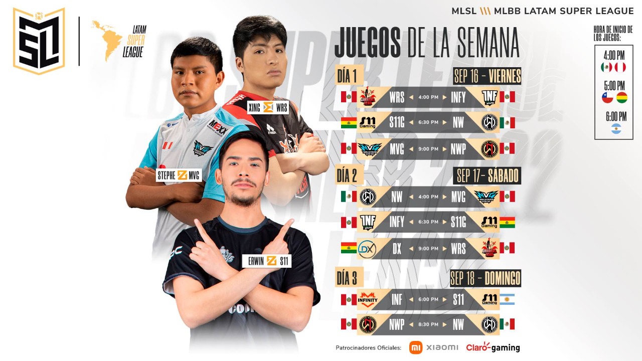 Mobile Legends Super League: Bolivia y México buscarán la cima de la clasificación en la Semana 2 2