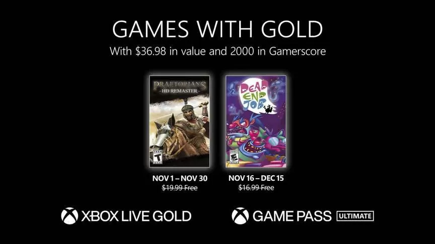 Games with Gold Noviembre 2022