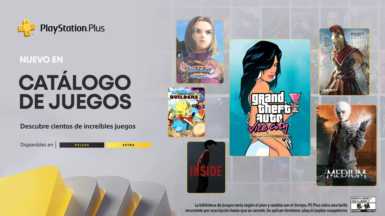 PlayStation Plus Extra, Premium y Deluxe Octubre 2022