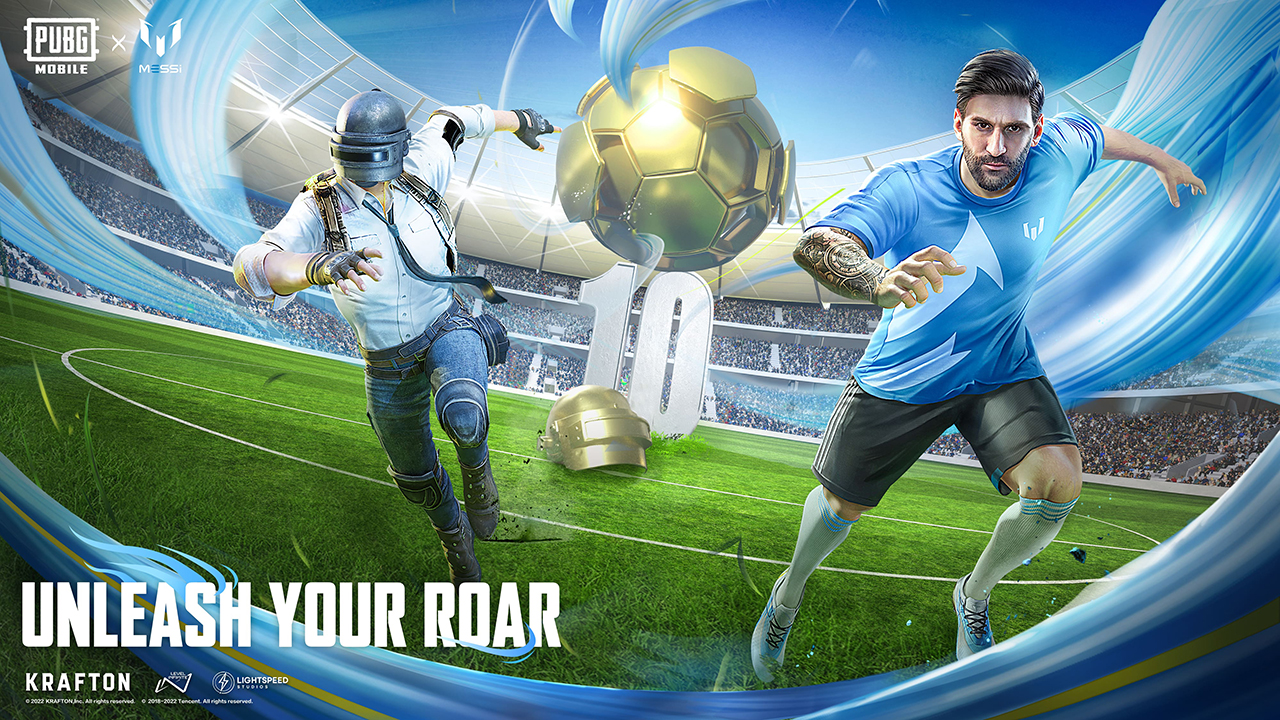 PUBG MOBILE lanza actualización futbolera que incluye a Messi