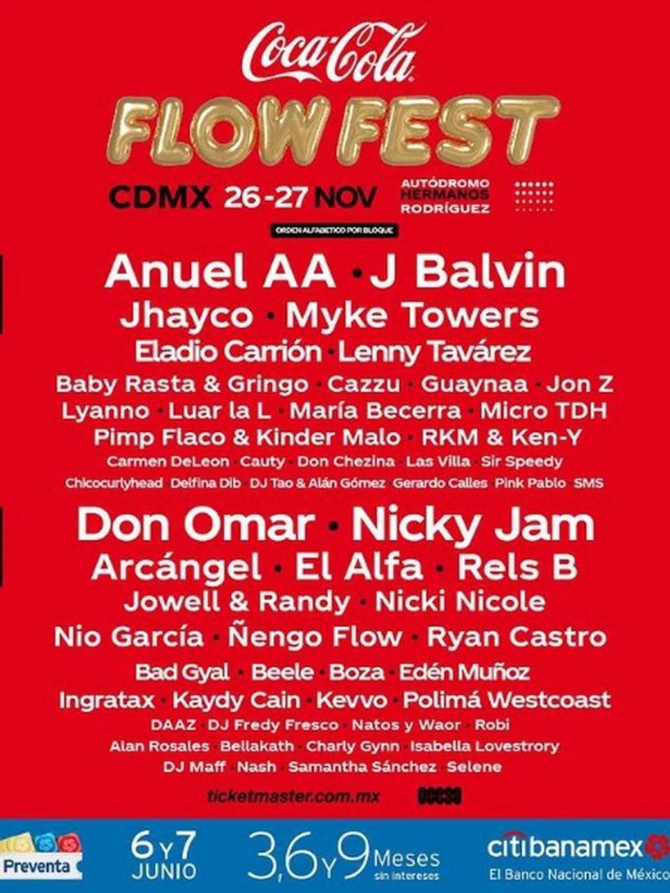 Ya tenemos Line-up por días del Flow Fest 2022 1