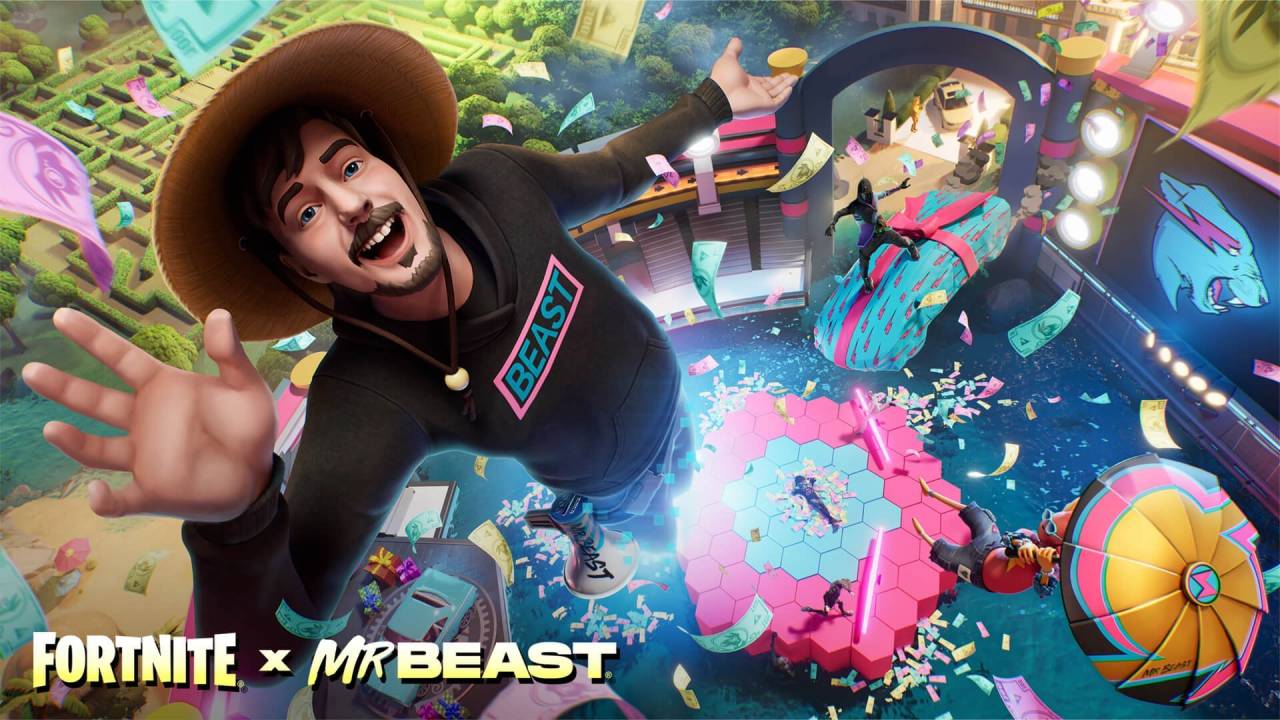 MrBeast regalará un millón de dólares en Fortnite