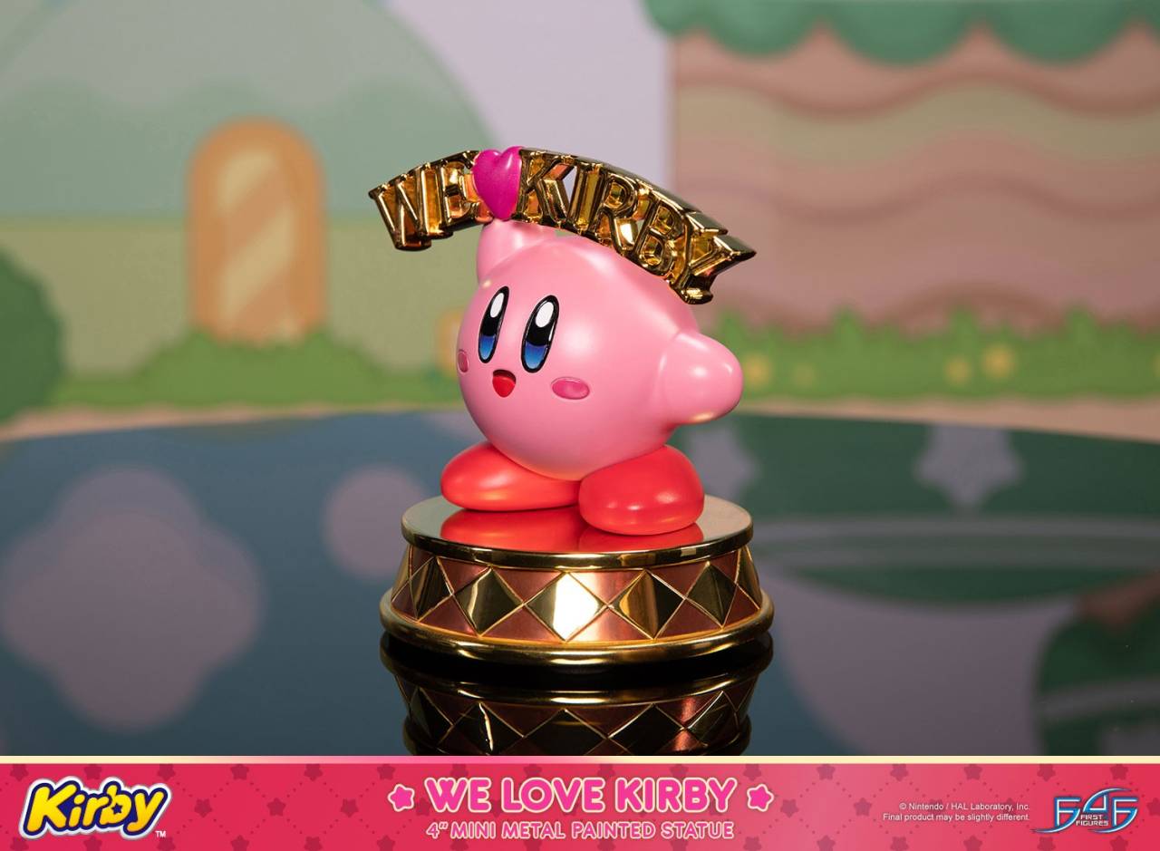 We Love Kirby: First 4 Figures presenta figura metalica de Kirby 3