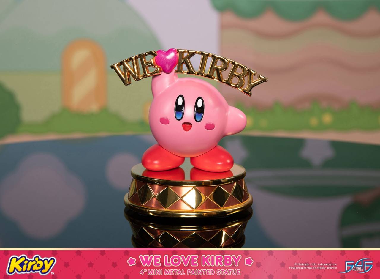 We Love Kirby: First 4 Figures presenta figura metalica de Kirby 1