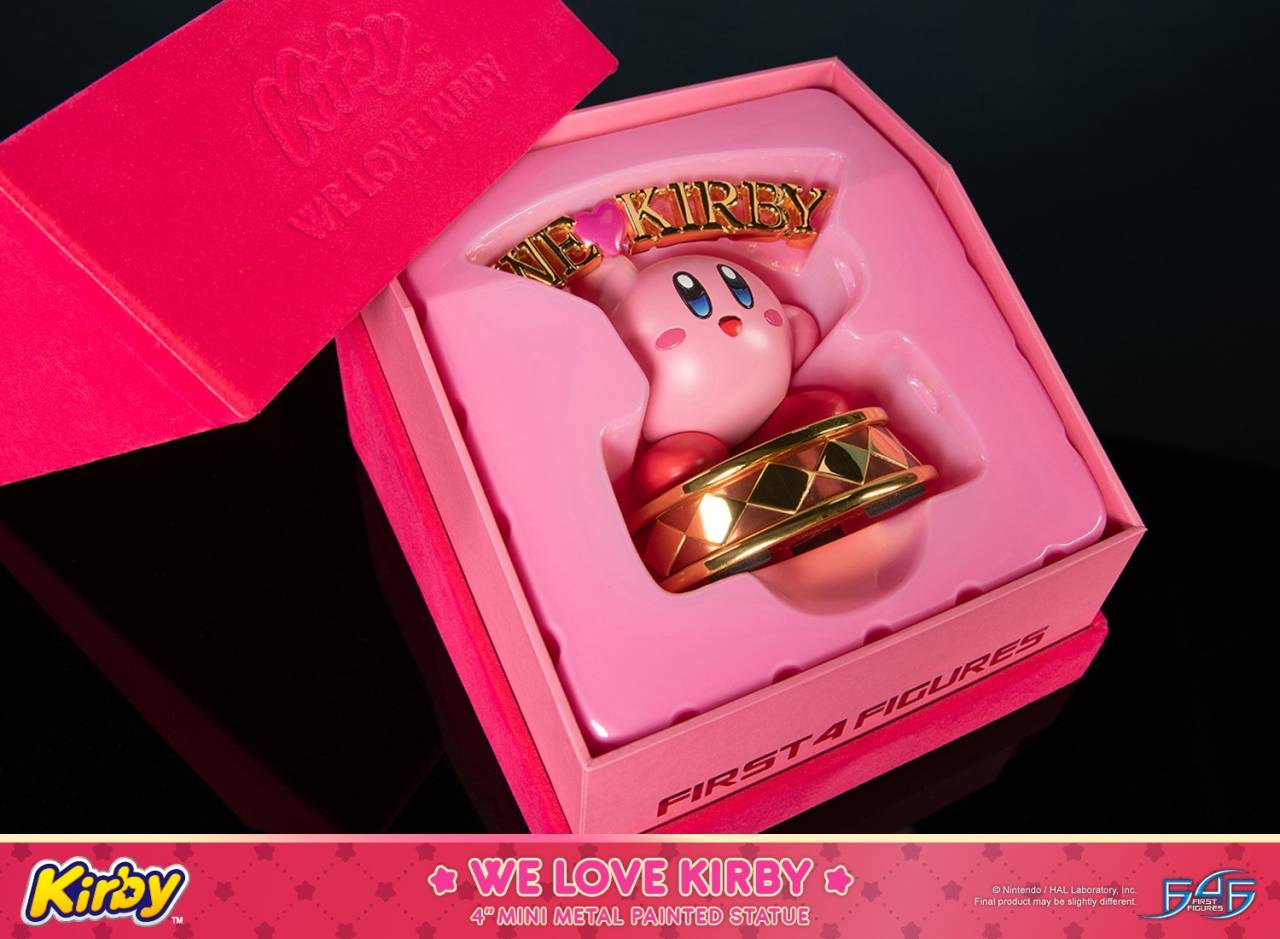 We Love Kirby: First 4 Figures presenta figura metalica de Kirby 5