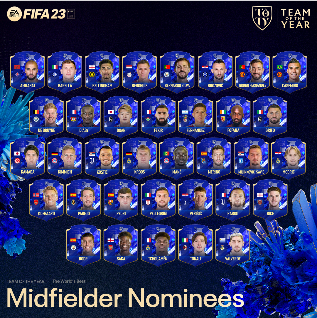 FIFA 23 presenta la lista de nominados para el equipo del año 3