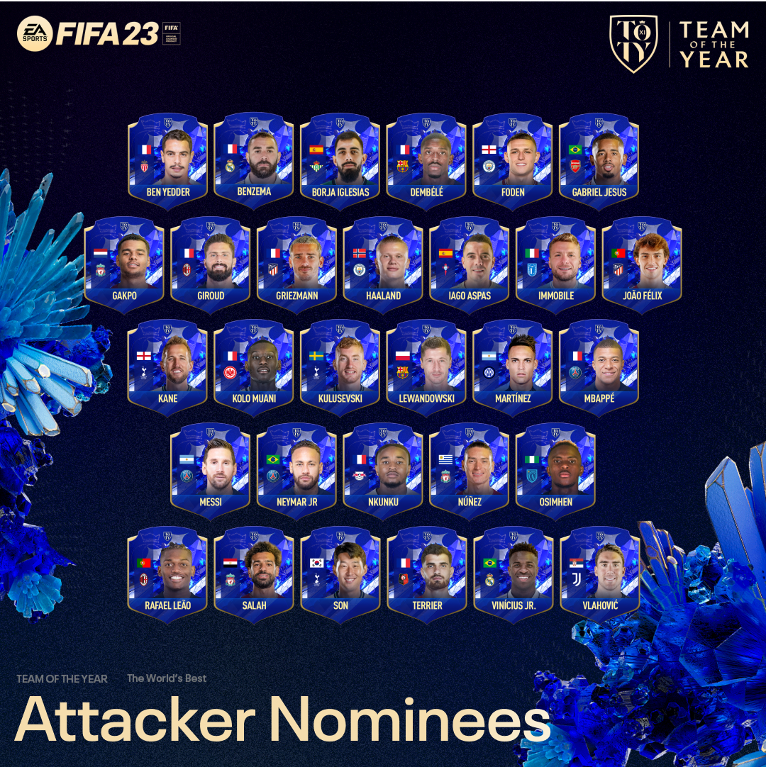 FIFA 23 presenta la lista de nominados para el equipo del año 4