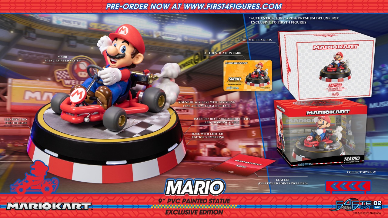 First 4 Figures: ¡La estatuilla de Mario Kart ya está disponible en pre-venta! 1
