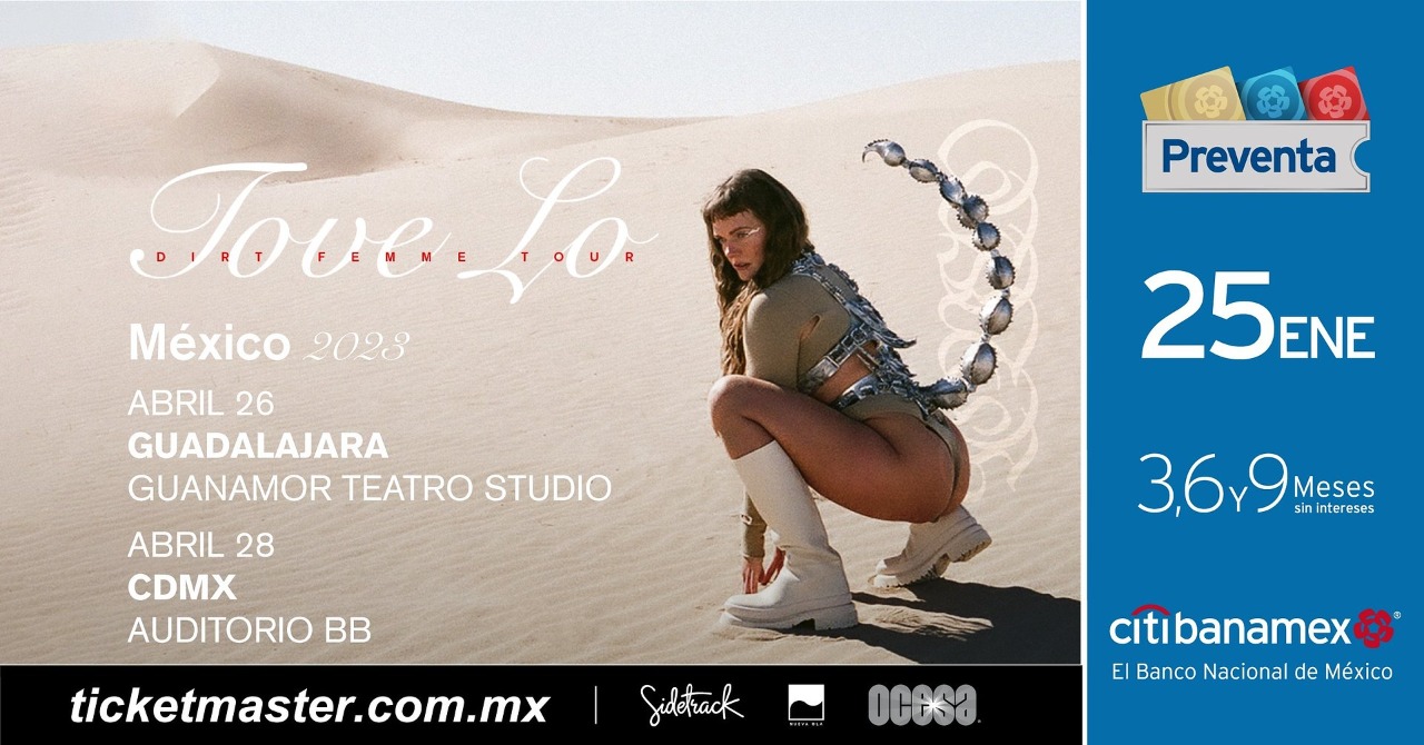 Tove Lo y su Dirt Femme Tour llegarán a México en abril 2023 1