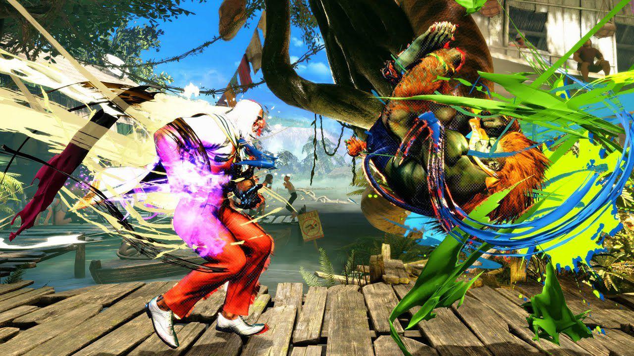 Street Fighter 6 presenta a JP en una pelea contra Blanka 2