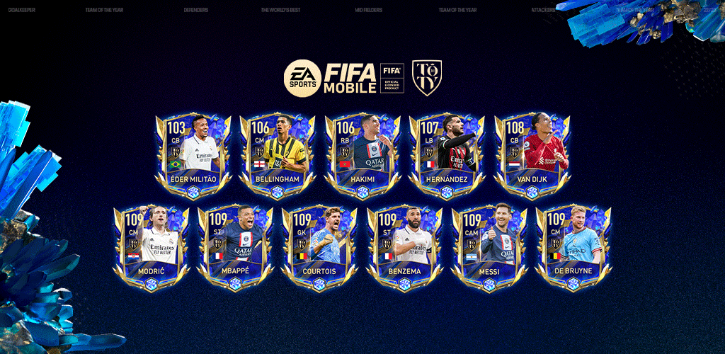 FIFA Mobile: Conoce a los TOTY 2023