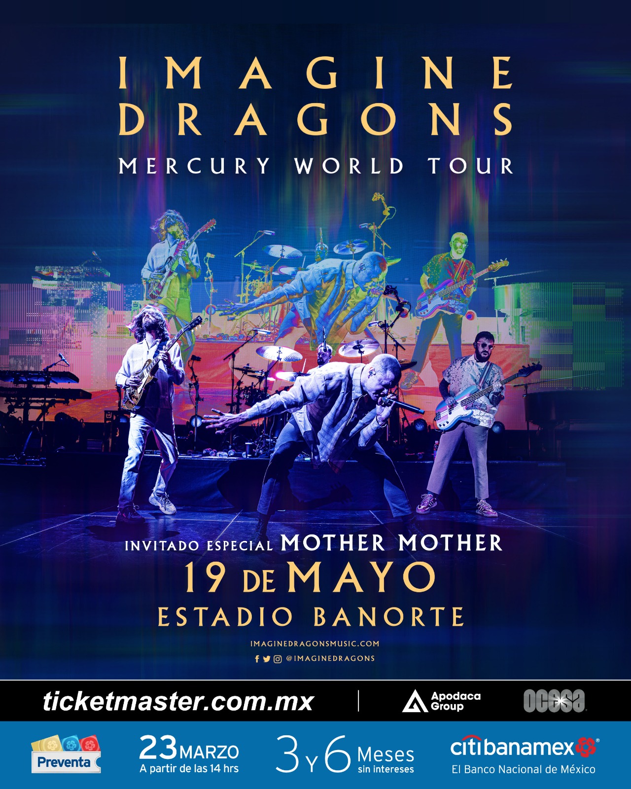 Imagine Dragons Llevará Su "Mercury World Tour" A Monterrey En Mayo