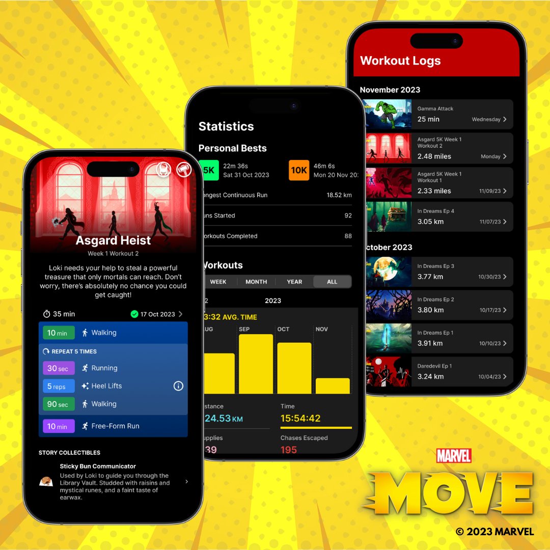 Marvel Move: ¡Lleva a tus superhéroes favoritos en tu rutina de correr! 1