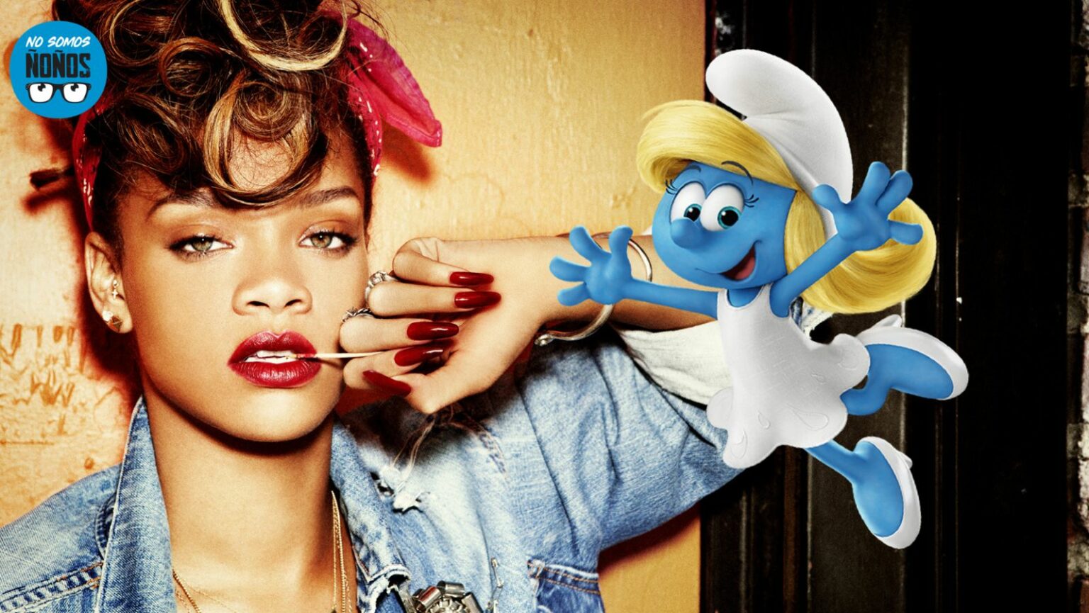 Rihanna, Los Pitufos, Smurfs