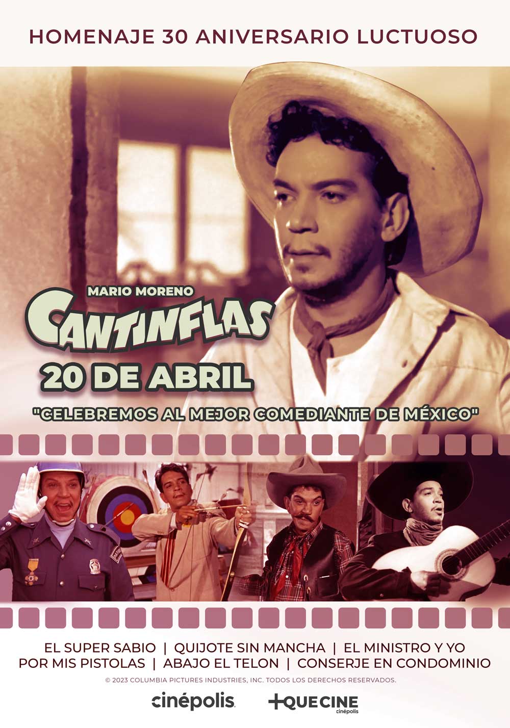 Cinépolis brinda un Homenaje a Mario Moreno "Cantinflas" 1