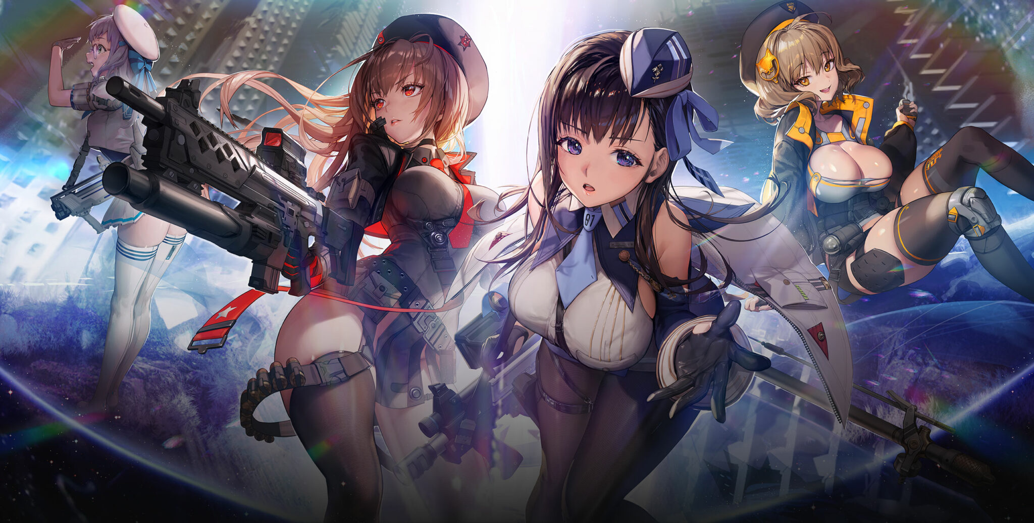 GODDESS OF VICTORY: NIKKE A partir de hoy, Overzone explorará la historia del primer Goddess Squad y sus anécdotas sobre amor y traición con The Ark. Al ser el primer evento temático dentro del juego, Overzone duplicará la cantidad del contenido que usualmente está disponible en las actividades cotidianas, y será la primera vez que el juego contará con una historia narrada totalmente con voces.