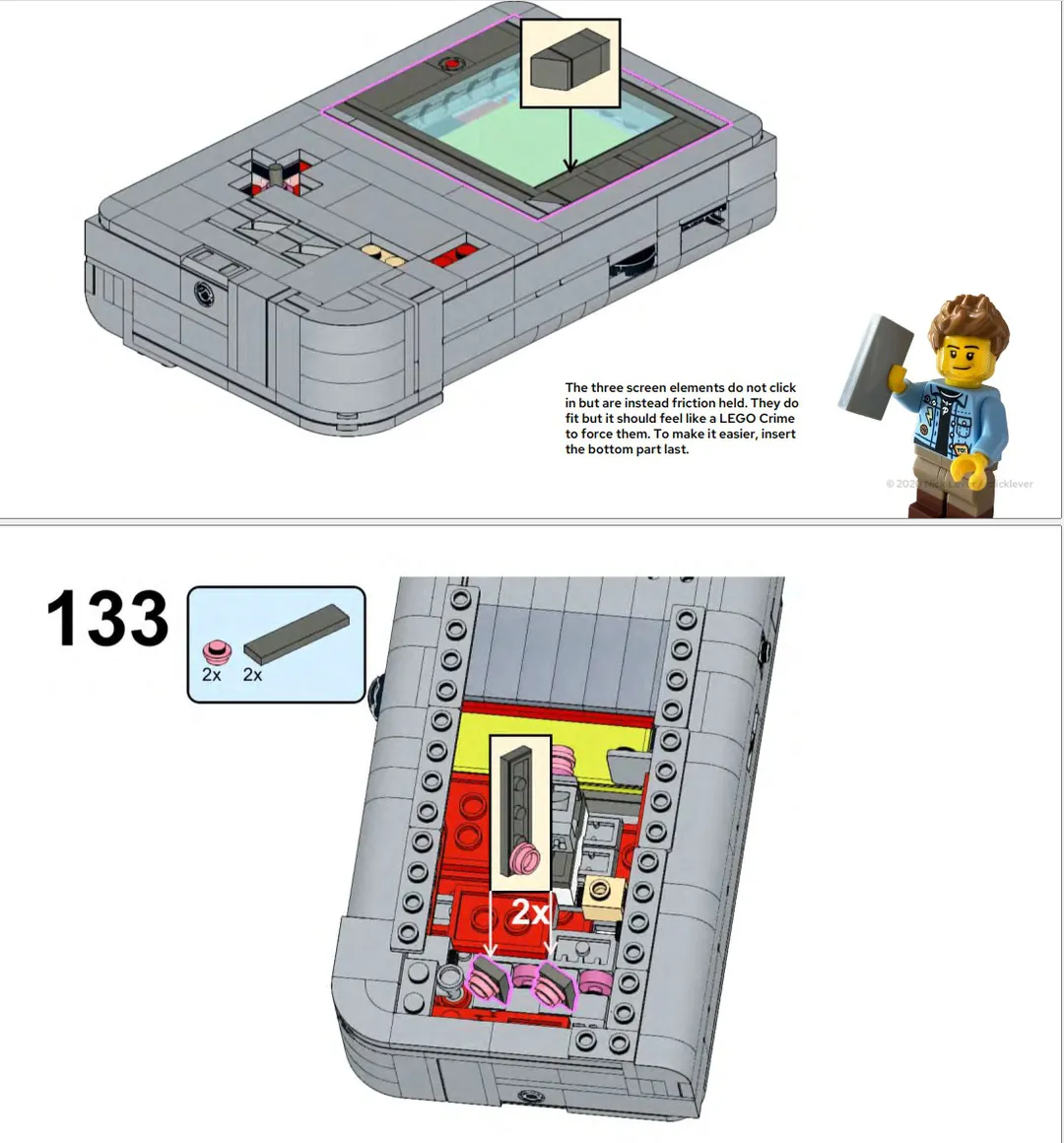 ¡Dale un vistazo al LEGO Game Boy hecho por un fan! 2
