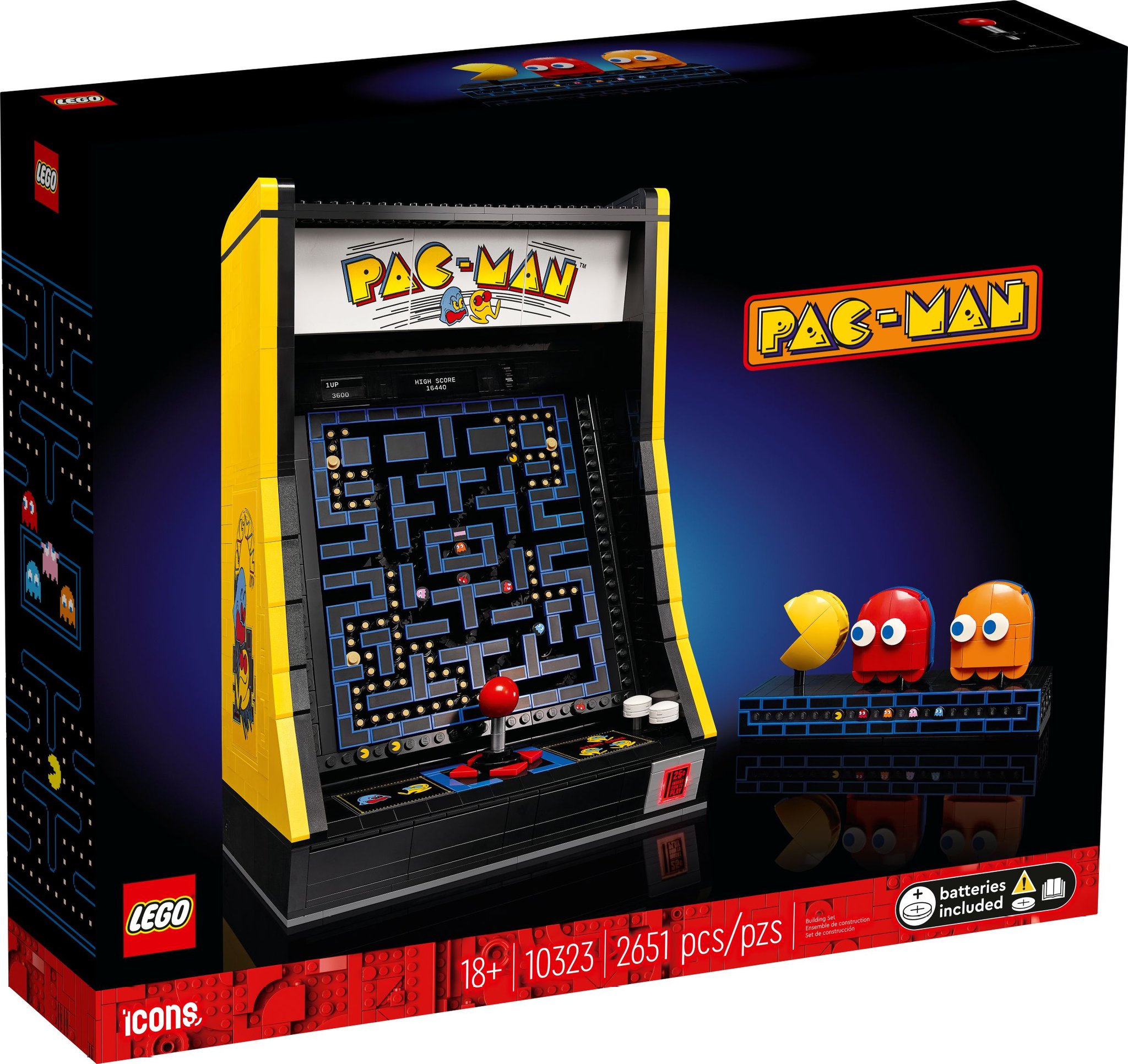 Pac-Man pasa de los pixeles a bloques de LEGO 10