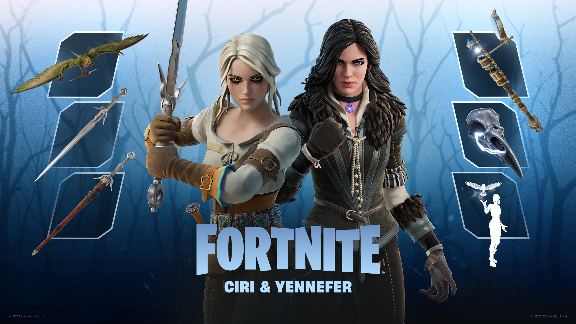 Fortnite x Witcher: Yennefer y Ciri se unen a la batalla 1
