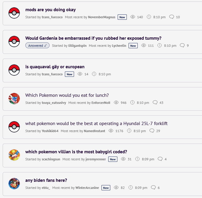 Pokémon habilita foros en su sitio web y los cierra 24 horas después 2