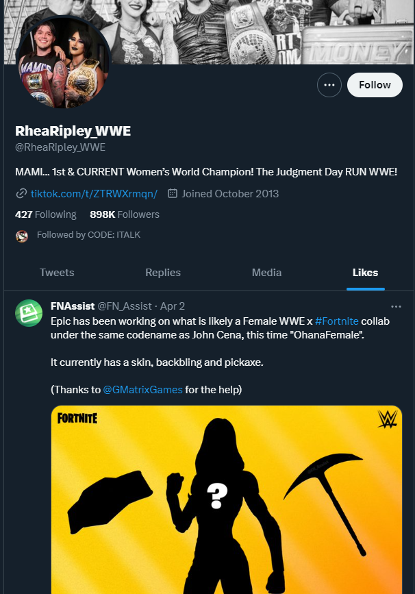 Fortnite: Jujutsu Kaisen y WWE