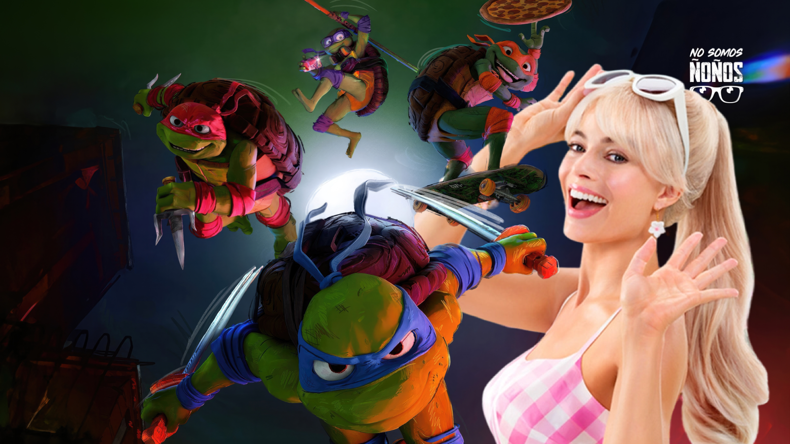 Las Tortugas Ninja y Barbie se unen en el nuevo avance de TMNT: Mutant Mayhem