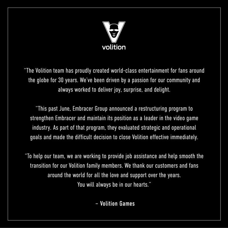 Volition, estudio de Saints Row, ha cerrado sus puertas 3