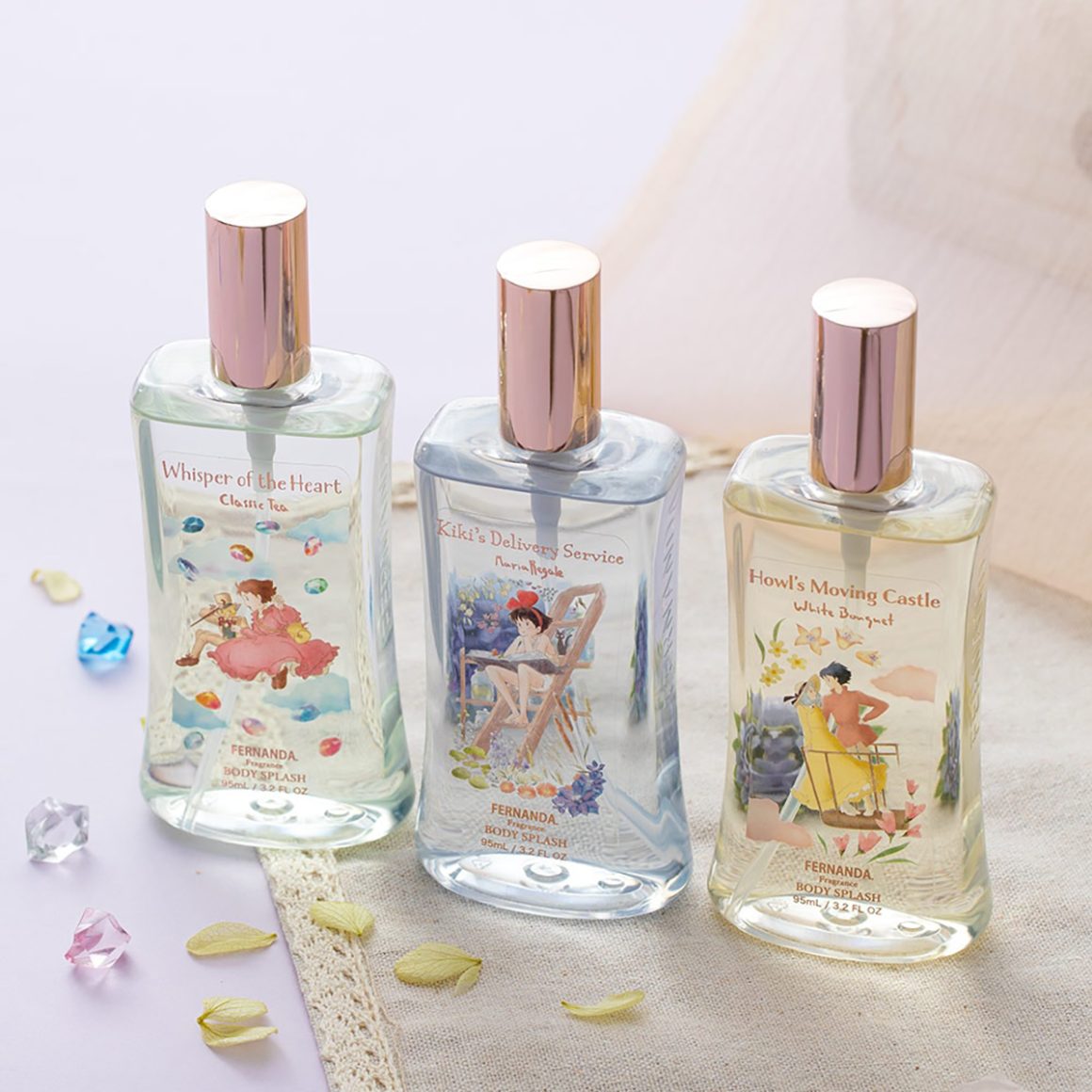 Studio Ghibli presenta colección de perfumes de 3 de sus icónicas películas 1