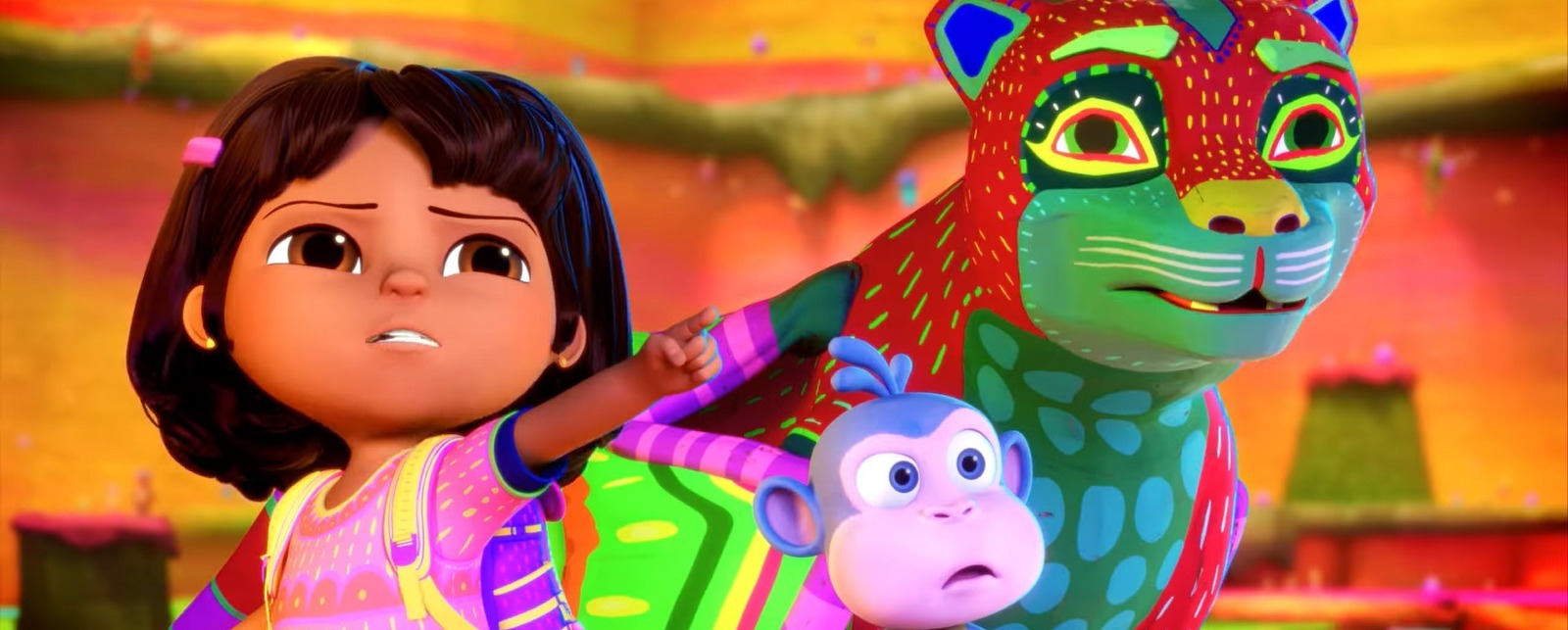 Dora la Exploradora y Las Criaturas Fantásticas.