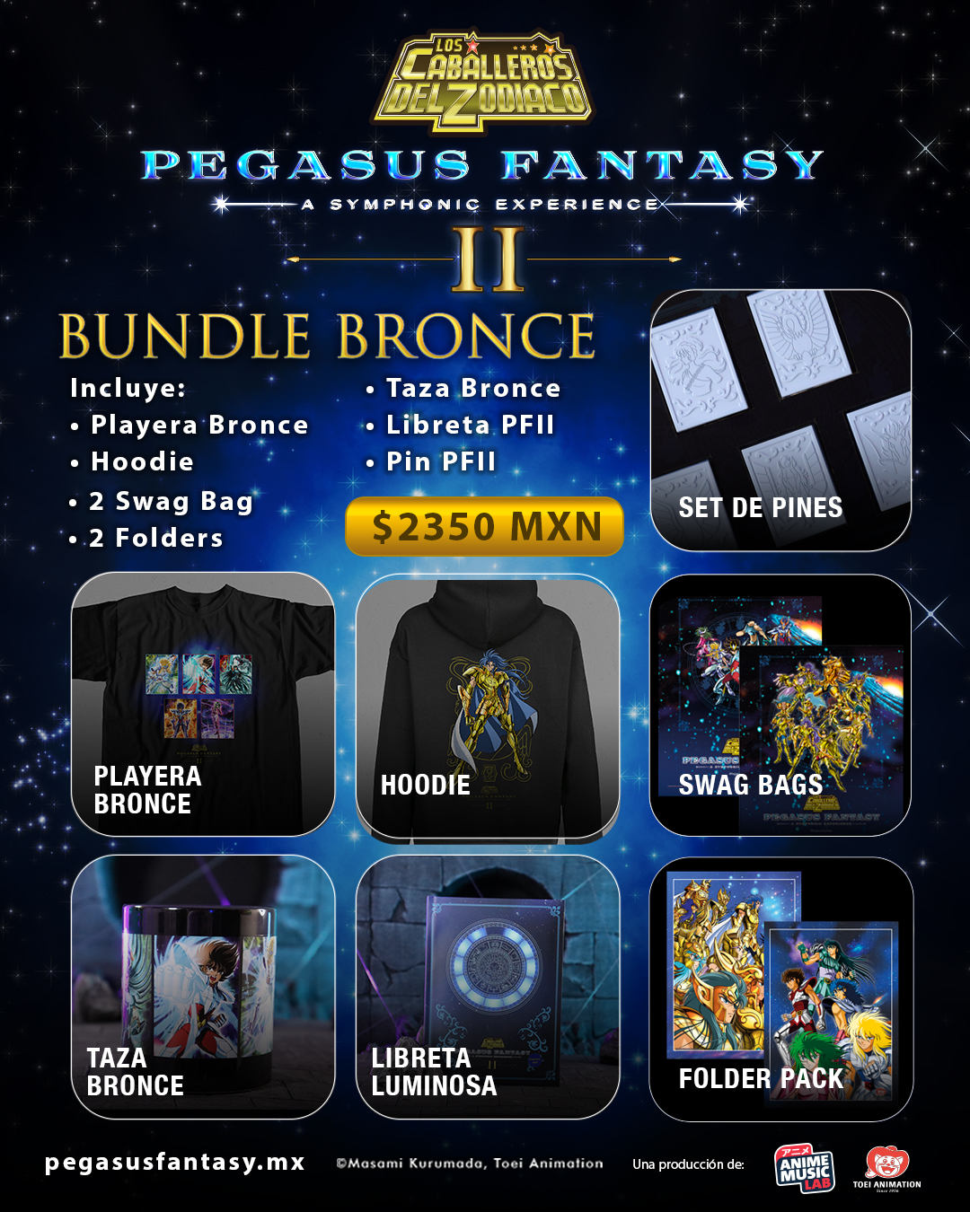 Pegasus Fantasy II - A symphonic experience nos deleita con su mercancía oficial 2
