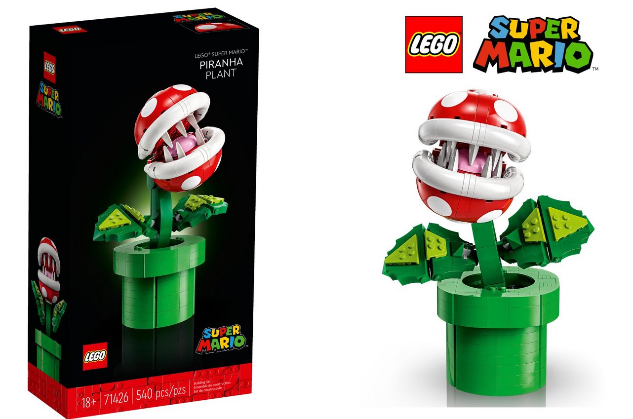 La Planta Piraña es lo nuevo de Super Mario Bros X LEGO 10