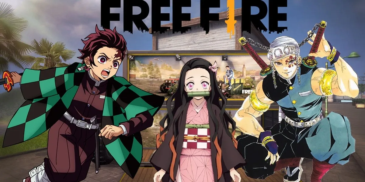 free fire demon slayer