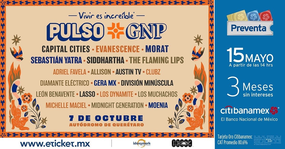 Vuelve el Festival Pulso GNP con diferente sede, pero más intensidad 1