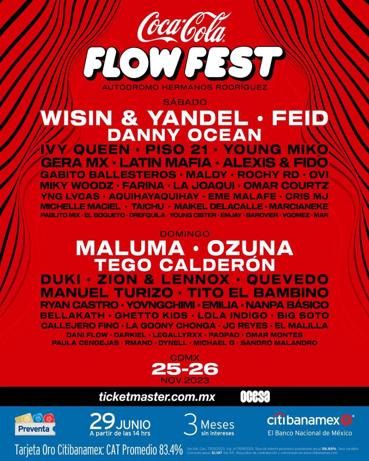 El Flow Fest 2023 presenta su alineación definitiva 5