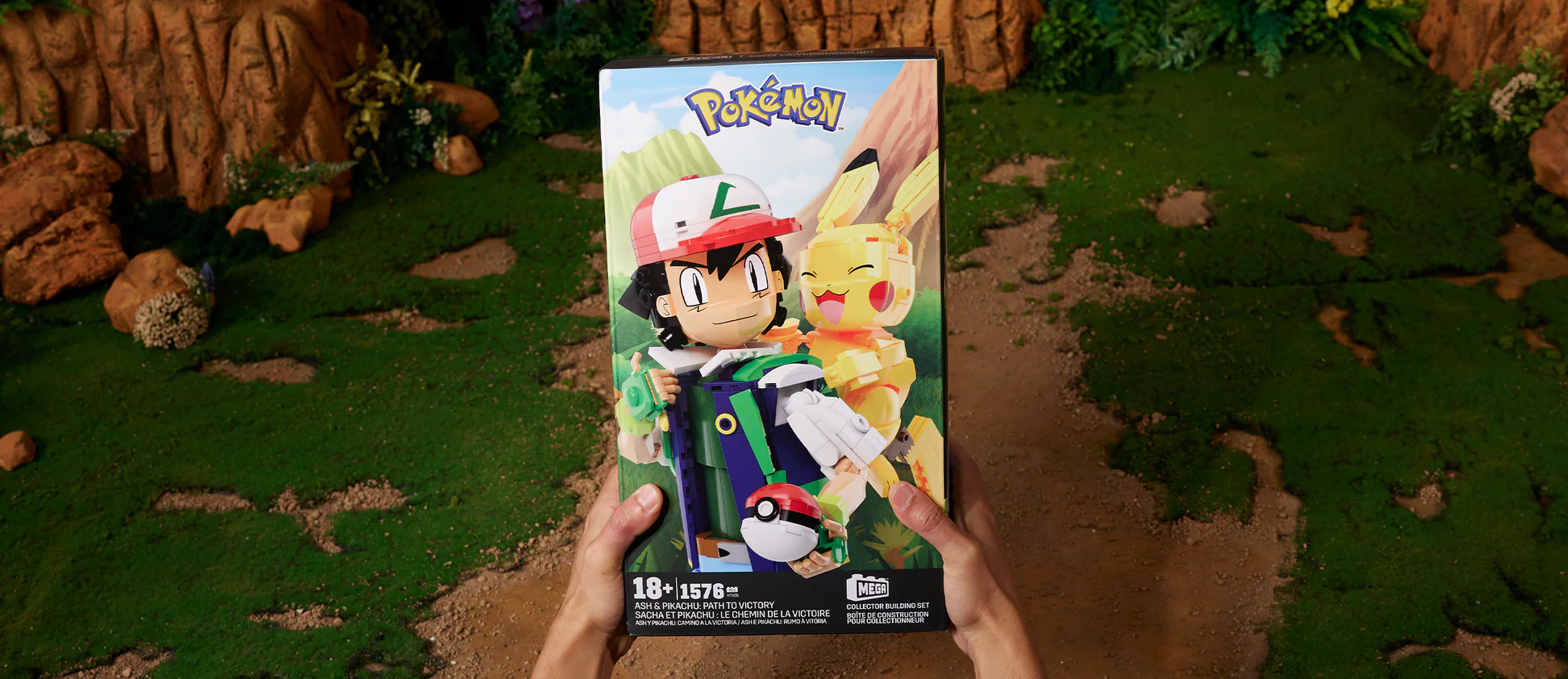 #PokémonDay: ¡La figura de MEGA, Ash y Pikachu, ya está disponible!