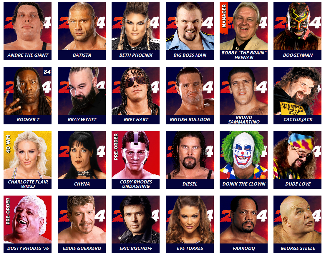 WWE 2K24 presenta el roster oficial del juego sin Vince McMahon y Brock Lesnar 57