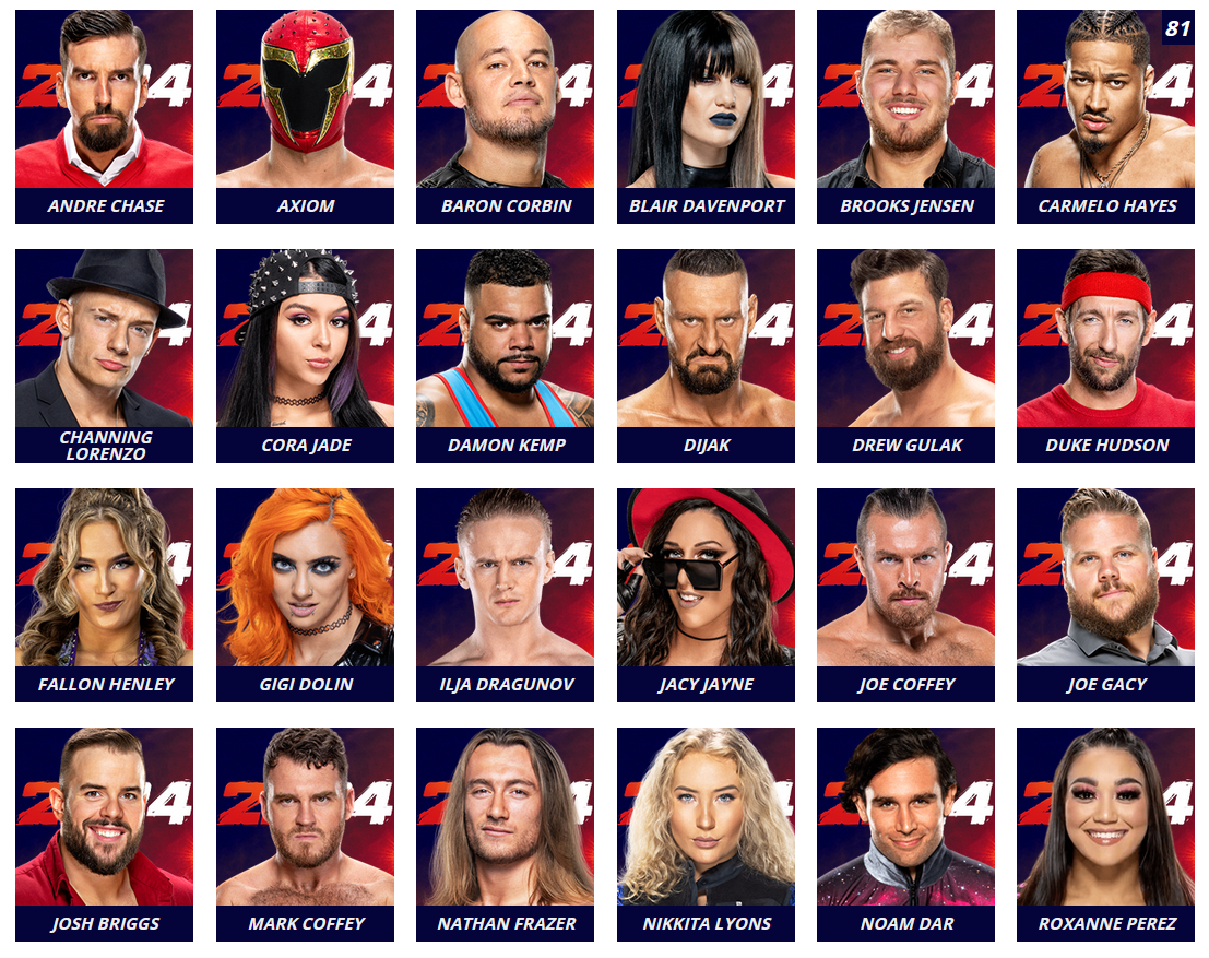WWE 2K24 presenta el roster oficial del juego sin Vince McMahon y Brock Lesnar 13