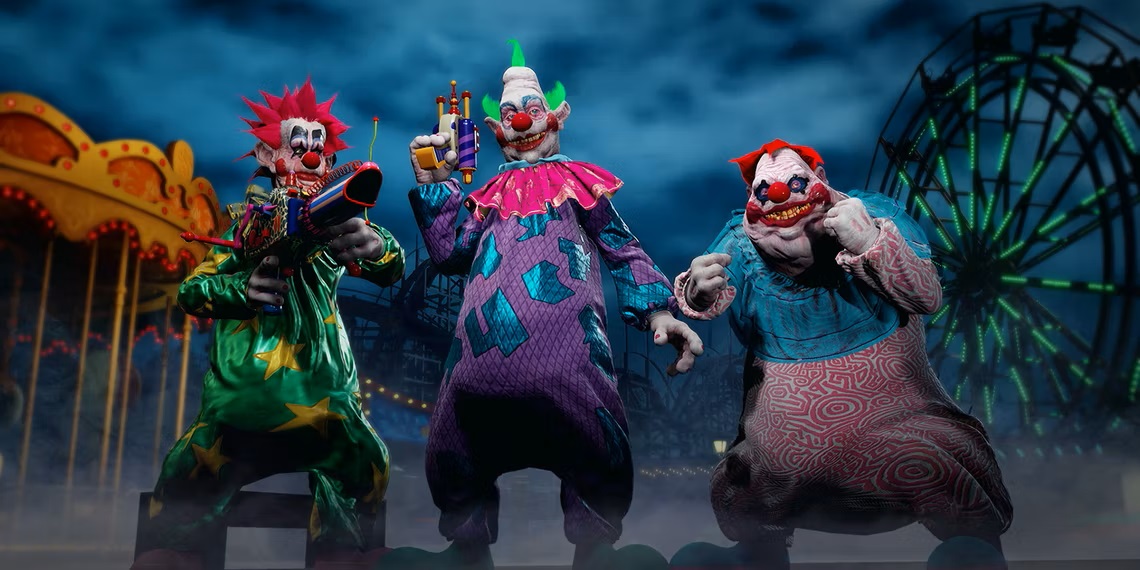 Killer Klowns from Outer Space: The Game llegará a consolas en junio 2024