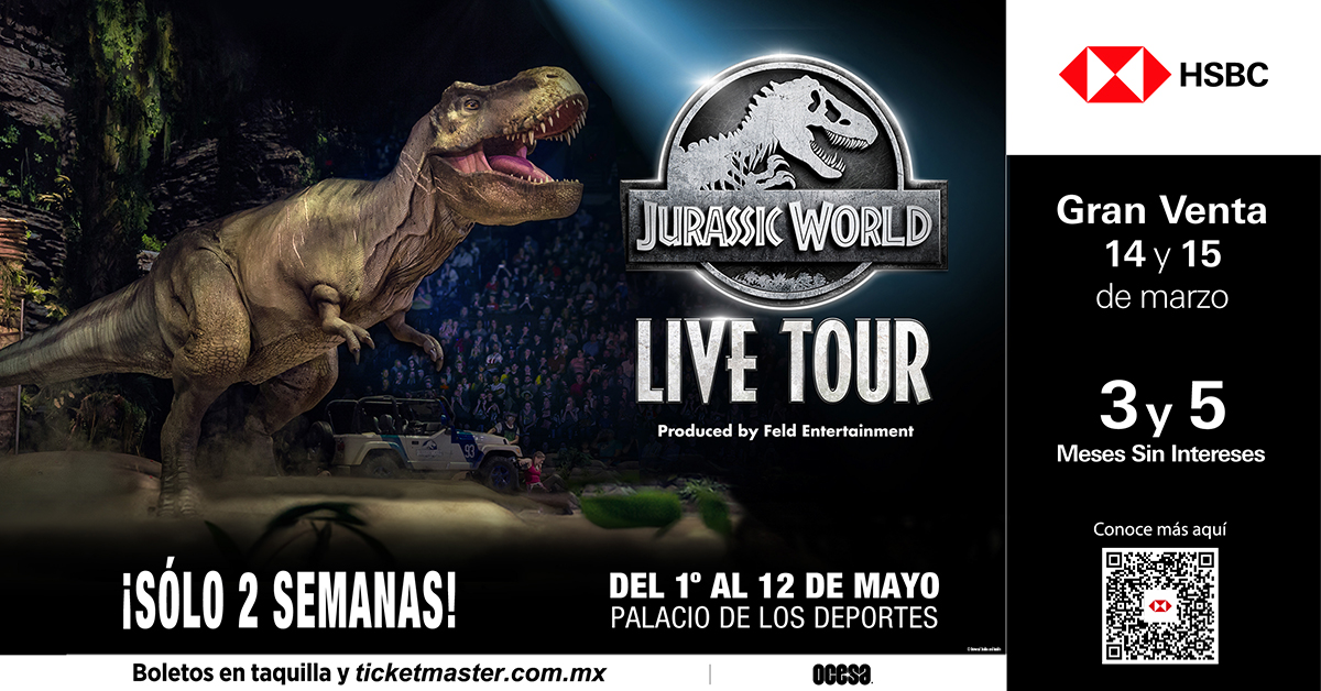 La experiencia de Jurassic World Live Tour llega a la CDMX en mayo 2024 por tiempo limitado... 48
