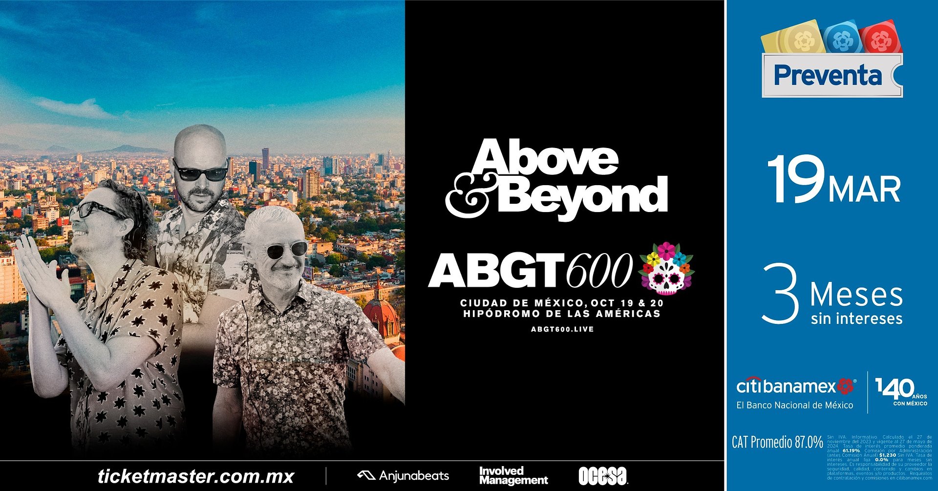 Above & Beyond celebrarán el episodio 600 de Group Therapy Radio en la CDMX 2