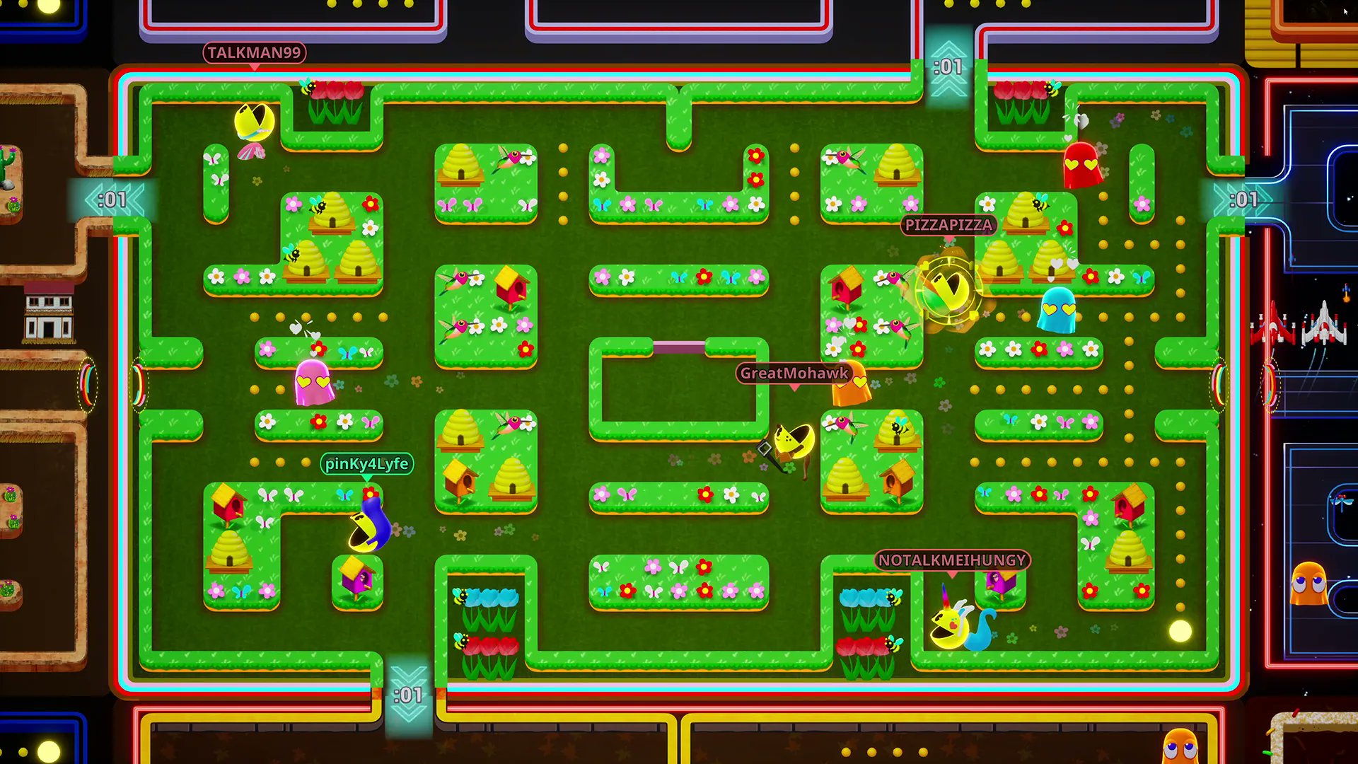 Reseña PAC-MAN Mega Tunnel Battle: Chomp Champs (Nintendo Switch) 2