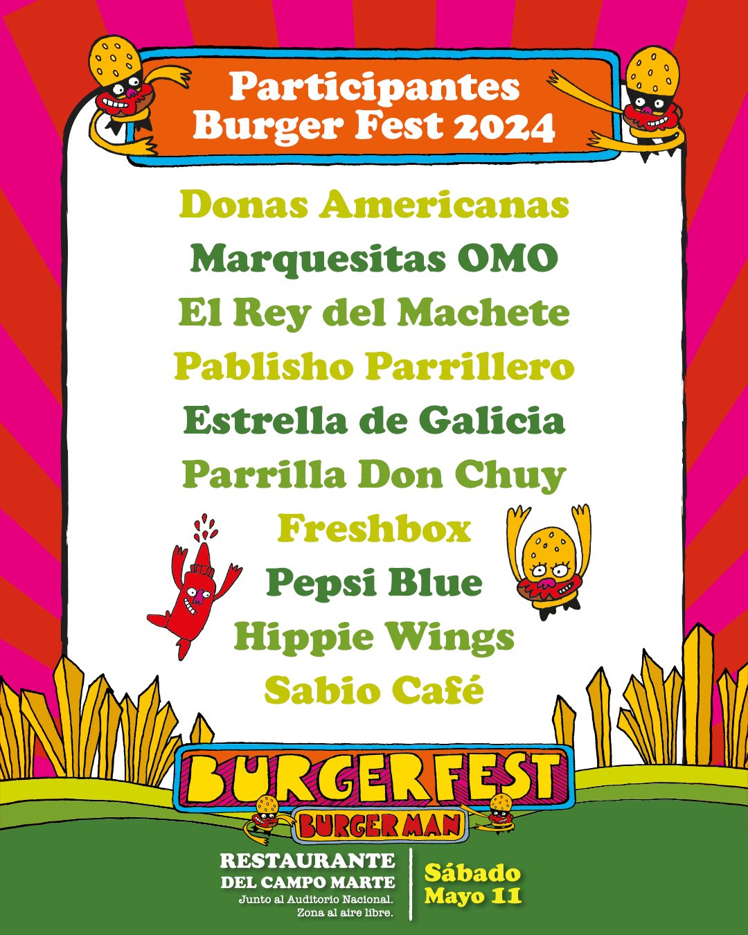 Burger Fest 2024 tendrá más de 30 restaurantes presentes 18