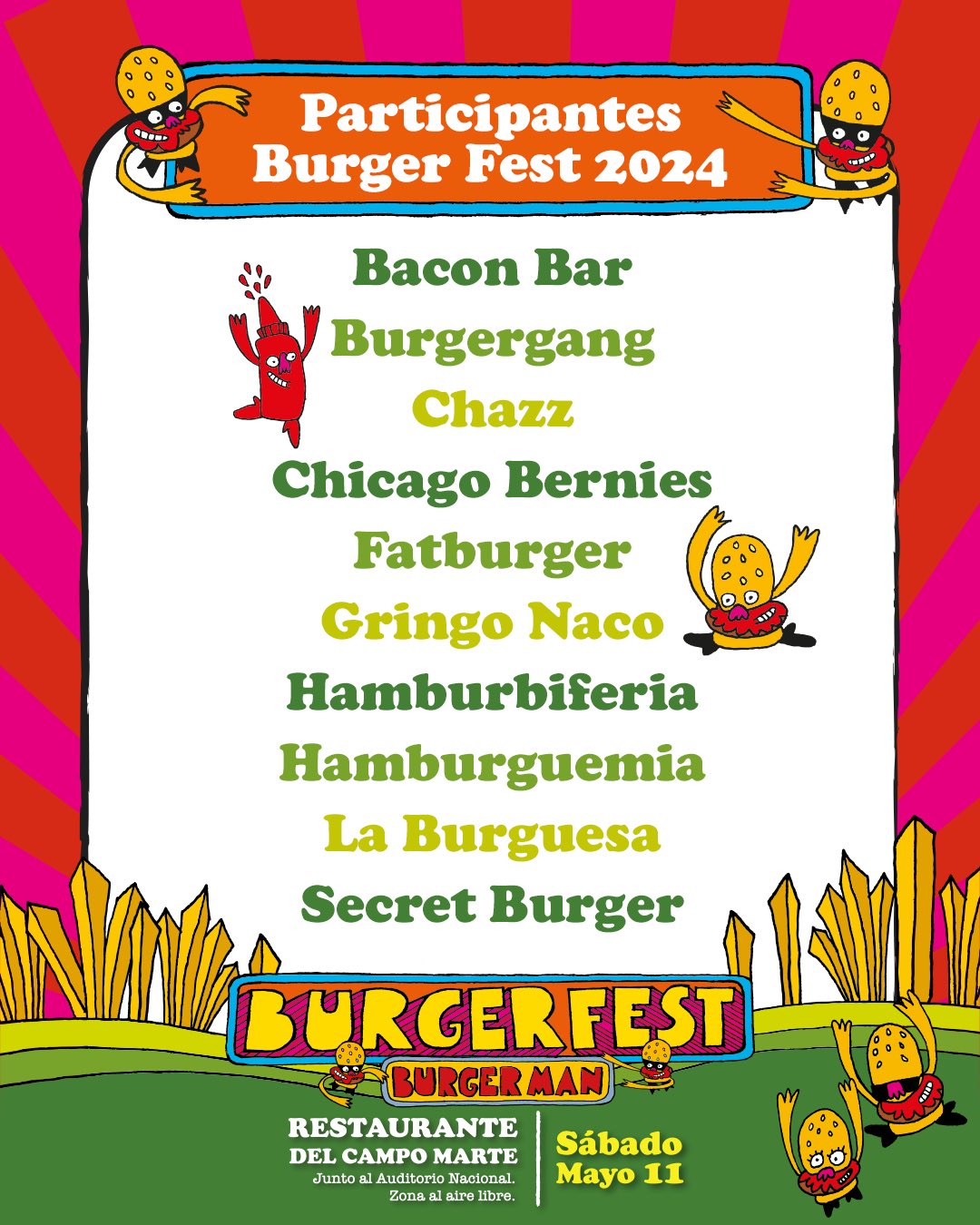 Burger Fest 2024 tendrá más de 30 restaurantes presentes 5