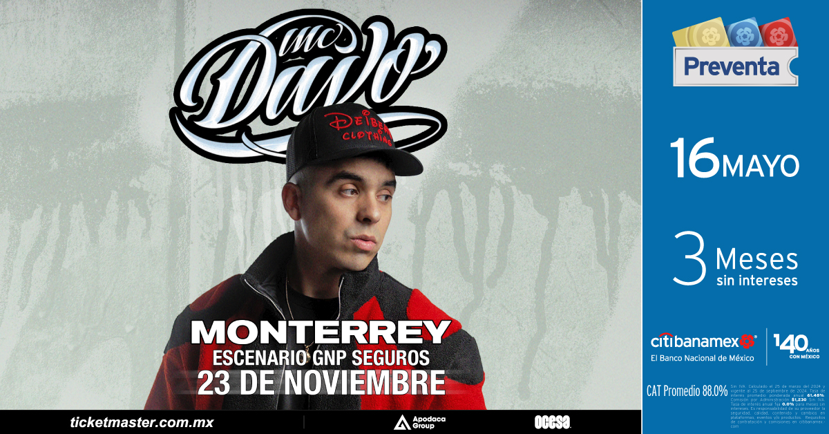 MC Davo llevará su freestyle a Monterrey en noviembre 2024 1