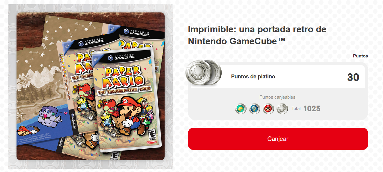 Paper Mario: The Thousand-Year Door, Nintendo lanza una portada alterna de GameCube para el juego 5