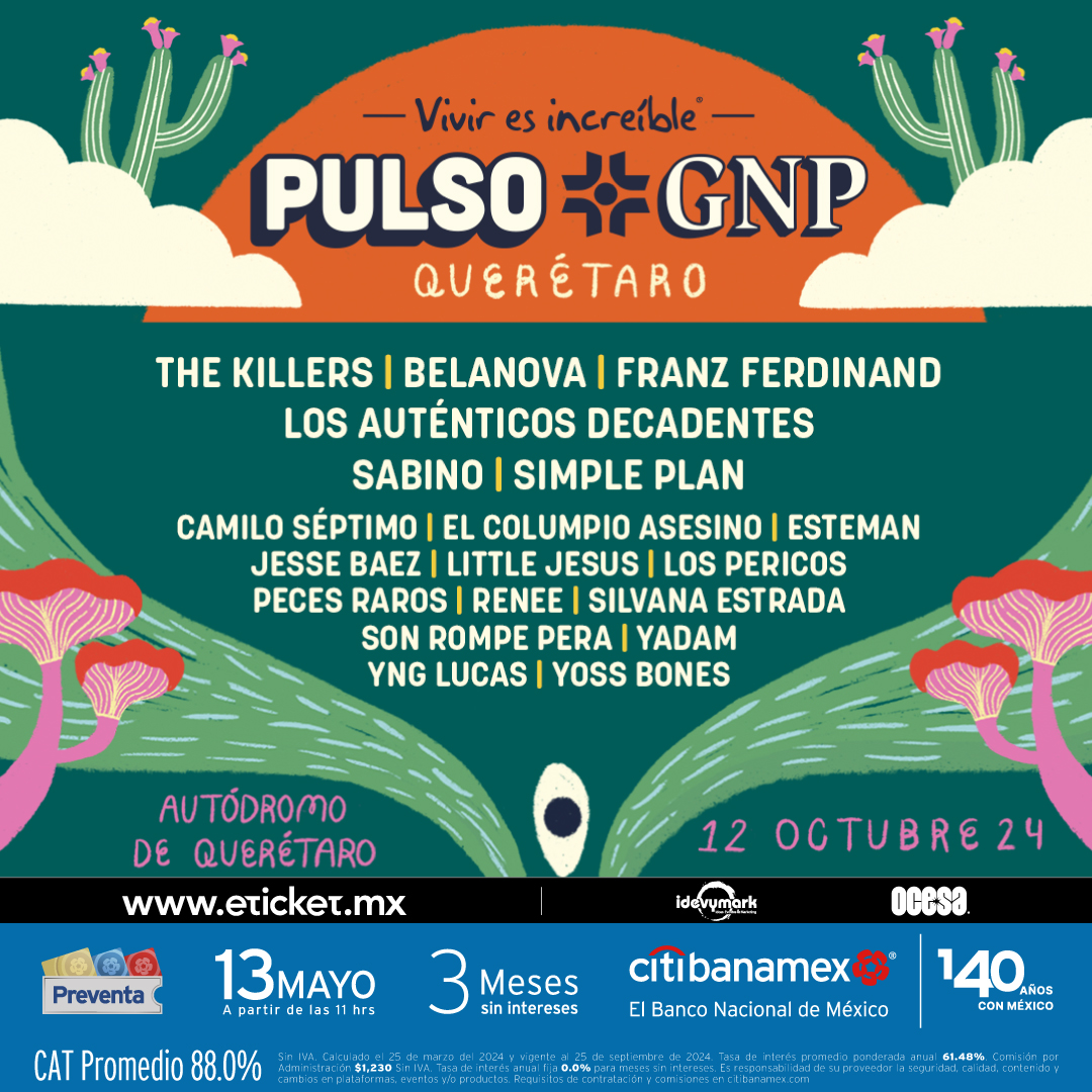 Pulso GNP 2024: ¡Conoce el Line-up! 2