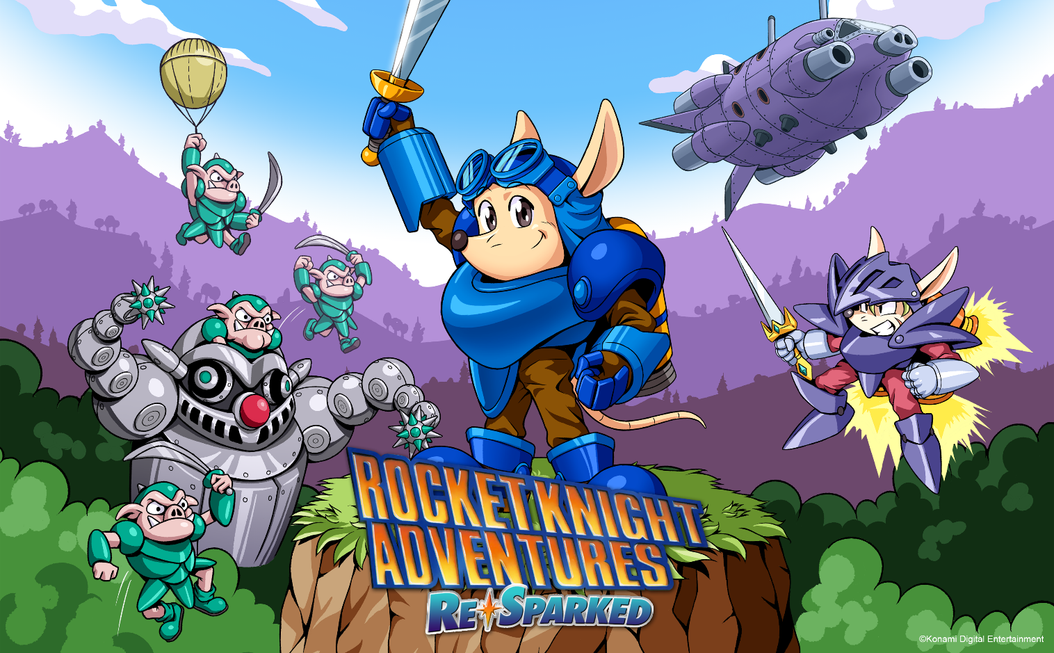 Rocket Knight Adventures: Re-Sparked! ya tiene fecha de estreno